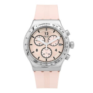 스와치 (현대Hmall) 스와치 YVS532 ESSENTIALS POPPINGLY PINK 남성 우레탄시계