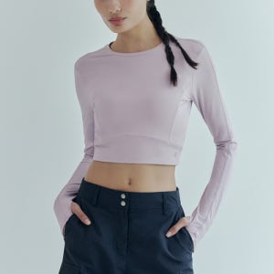 [위뜨] 백라운드 크롭 긴팔티 HTWTL3I01T HTWTL3I01T