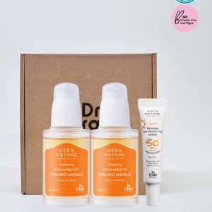 [선물 세트] 닥터올가 잡티 이별 세트 (나이아신아마이드&트라넥삼산 기미잡티 앰플 50ml 2개+프리미엄 썬프로텍션 선크림 10ml+선물박스)