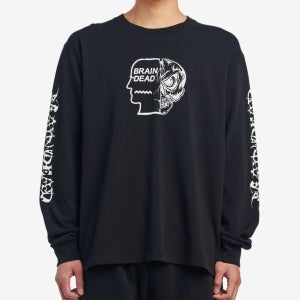 브레인 데드 SKULL MECH LONG SLEEVE (Black)