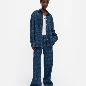 [마리메꼬] MARIDENIM 로고 데님 셔츠 MK25A3FRHD635 094466
