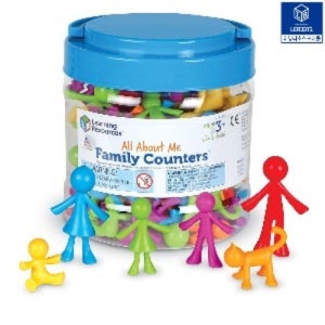 수세기교구 - 나에 관한 가족 수세기 (72개) [LER3372] 수학교구 러닝리소스