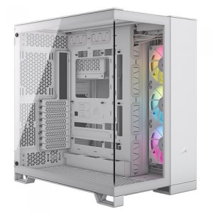 커세어 CORSAIR 6500X RGB (화이트) (정품) PC케이스(ATX) 미들타워 듀얼 챔버 디자인  A/S 2년