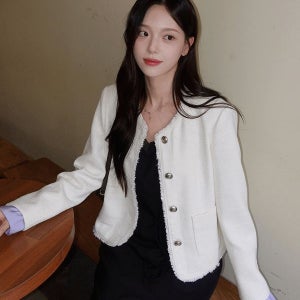 [로엠] [하객룩][누적7만장] 올데이 칼라리스 트위드자켓_RMJKF4TS99