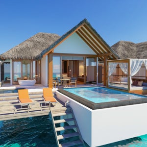 몰디브 비치빌라 6~9일 신혼여행 어라운드 다인