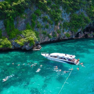 [태국] 푸켓 피피섬+마야베이+피레라군+뱀부섬 전일 투어 / 스피드보트 탑승 (러브안다만)