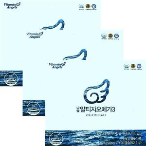 <b>비타민엔젤스</b> <b>비타민엔젤스</b> 나눔 알티지 <b>오메가3</b> 435mg x 120캡슐 x 3박스 6개월분