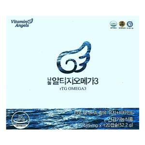 <b>비타민엔젤스</b> <b>비타민엔젤스</b> 나눔 알티지 <b>오메가3</b> 435mg x 120캡슐 2개월분