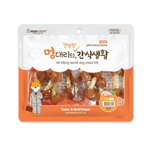 반려견 간식 <b>스트레스</b> 해소 영양 간식 치킨덤벨 iro*20184<b>OA</b>