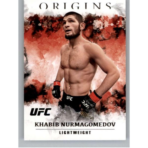 2021 파니니 UFC 오리진스 40 하빕 누르마고메도프 라이트급 공식 MMA 트레이딩 카드 원시NM 이상 상태 기록  2021 파니니 UFC 오리진스 40 하빕 누르마고메도