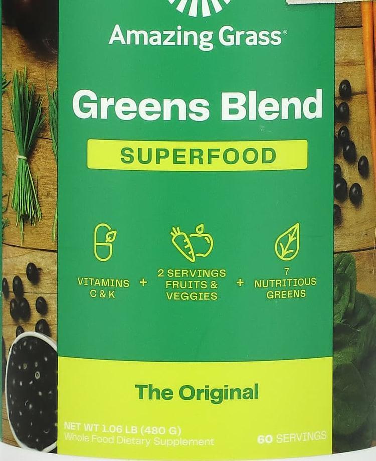 Amazing Grass Green Superfood <b>오리지널</b> 17 oz (480 g)  17480정  1개