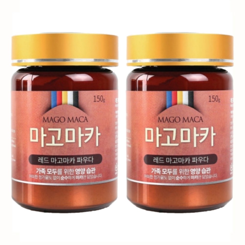 레드마카 <b>여성</b>건강 <b>마고마카</b> 마카파우더 천연식품  2개  150g