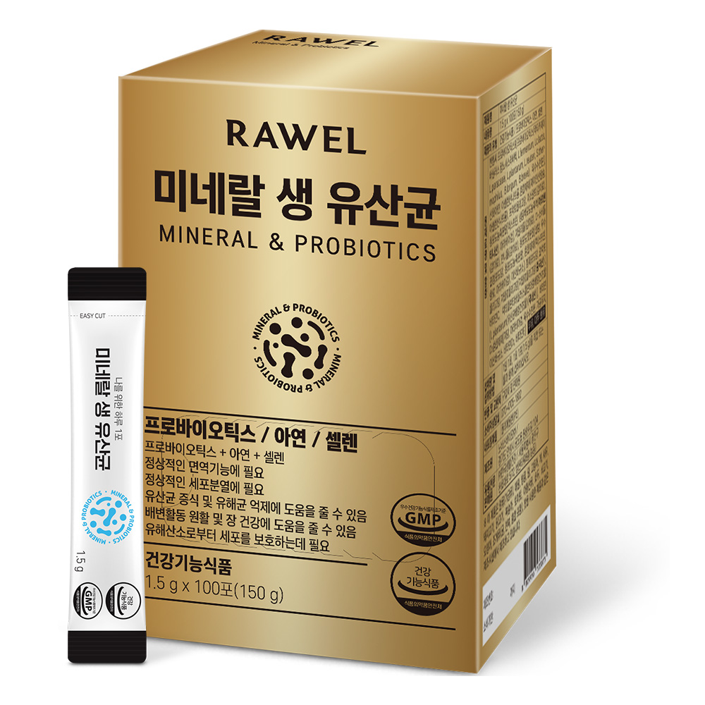 RAWEL 미네랄 생 유산균 1.5g x 100포, 1개