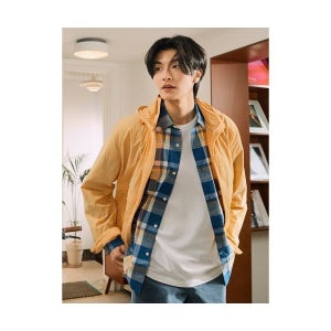[빈폴] MEN 마드라스 체크 셔츠 오렌지 (BC5264C328)