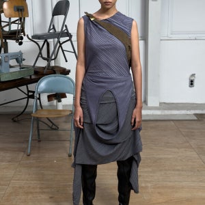 오픈 와이와이 Pleats Convertible Bolero Top, Purple