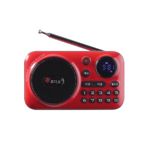 효디오(라디오+MP3+녹음기) 소형 오디오 휴대용 미니 효도 FM 홈쇼핑