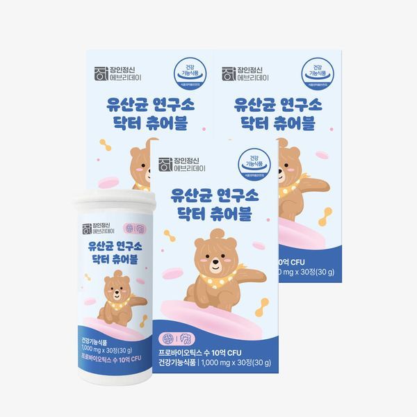 장인정신에브리데이 보리보리/장인정신에브리데이 어린이 유산균 츄어블 프리미엄 7종