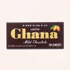 롯데 3300 가나초콜릿 마일드 70g