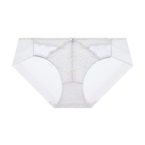 글로우 샤틴 스팽글 헴팬티 - 실버그레이