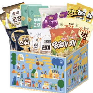 믿고 먹는 건강한 과자 꾸러미 8종 (총 16개입)