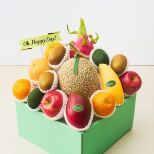 [새벽에On] 프리미엄 과일선물세트9종 에메랄드3호 (멜론,애플망고)5.5kg이상