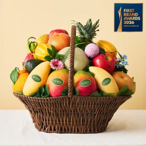 [새벽에On] 과일바구니, 브라운 12종 11kg이상(허니글로우,멜론)