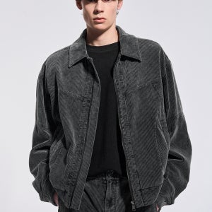 [SYSTEM HOMME] 코듀로이 패널 집업 점퍼 / SH2F9WJM307M_TG