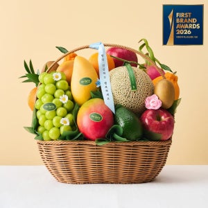 055 [설 선물] 과일바구니, 카멜1호 11종 7.2kg이상(샤인머스켓,멜론)