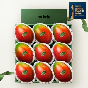 024 [설 선물] 그린 에디션, 프리미엄 애플망고 선물세트 3.9kg이상(9입/특품)