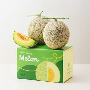 [새벽에On] 입 안 가득 퍼지는 달콤함, 고당도 머스크 멜론 1입 / 2입 (14brix)