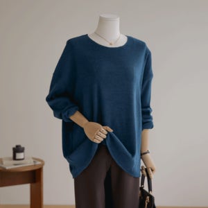 루즈아 골지 티셔츠 Z69