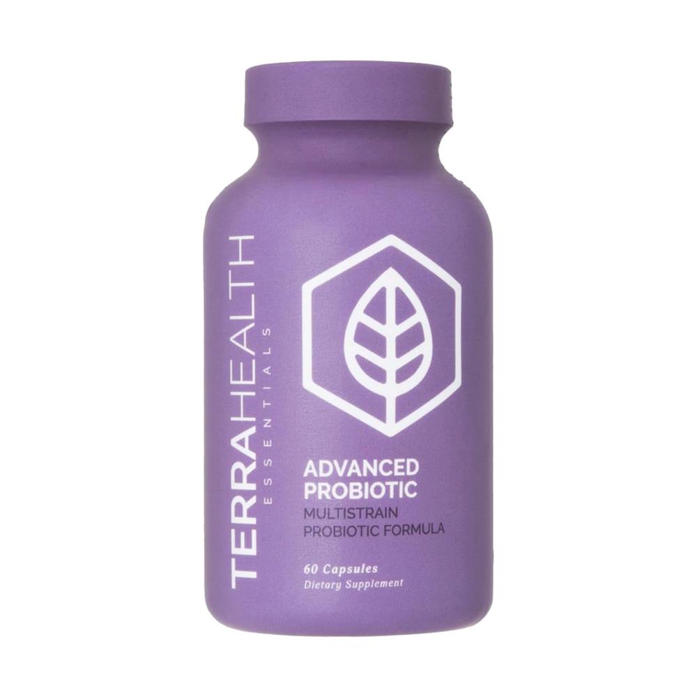 Terra Health Essentials 테라 <b>헬스 에센셜스</b> 고급 프로바이오틱스 500억 CFU 복부 팽만감 및 가스  2개  60정