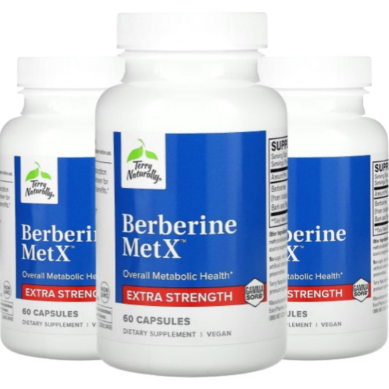 <b>테리내추럴리</b> 베르베린 250mg MetX 엑스트라 스트랭스 60정 2+1  3개