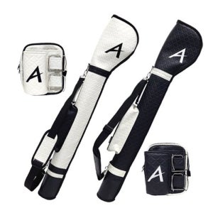 파비온골프 에이포인트 파크골프 퀼팅 싱글백 파우치 2종세트