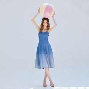 에고이스트 BLUE LABEL 그라데이션 데님 원피스ER2ODO02,ER3ODO40 682455