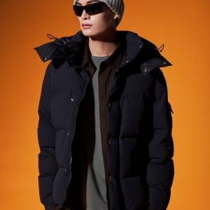 남성) 슈퍼에어 후드 숏다운 점퍼