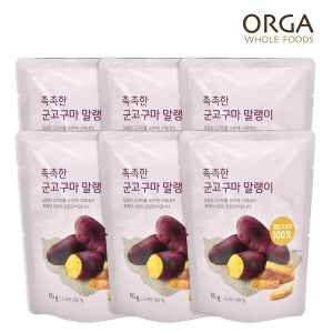 풀무원 올가 ORGA 촉촉한 군고구마 말랭이(60g) x 6봉