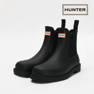헌터 레인부츠 첼시 코만도 여성 장화 블랙 WFS1018RMA-BLK