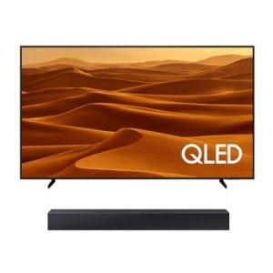 삼성 AI QLED TV 75형 KQ75QF7AAFXKR 스탠드 형 + 삼성 사운드바