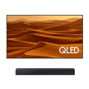 삼성 AI QLED TV 75형 KQ75QF7AAFXKR 벽걸이 형 + 삼성 사운드바