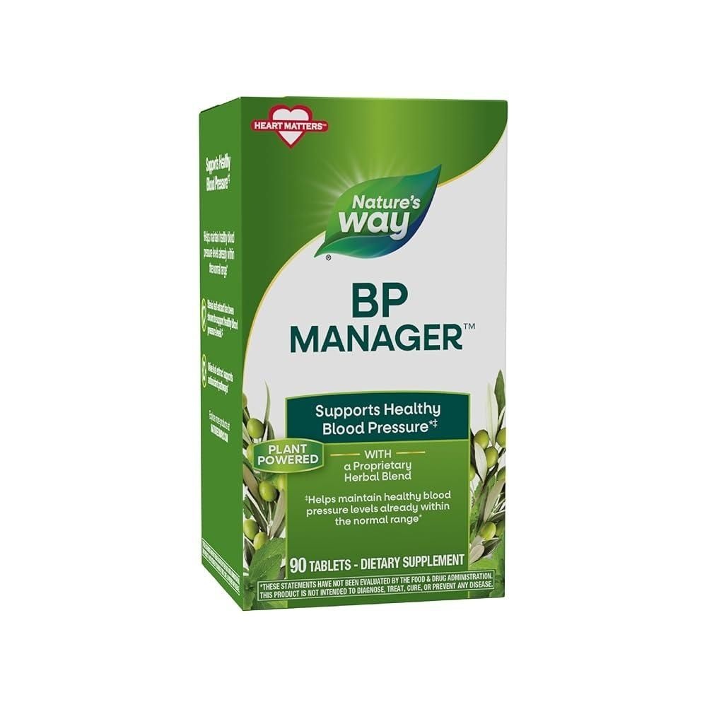 <b>네이쳐스웨이</b> <b>Nature’s Way</b> BP Manager 90정 영양제