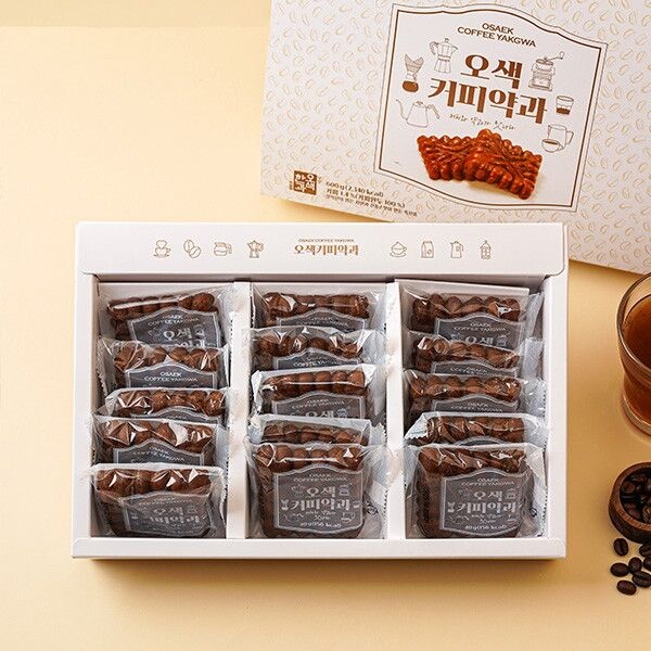 자연맛남 양양 수제 전통한과 약과 커피약과