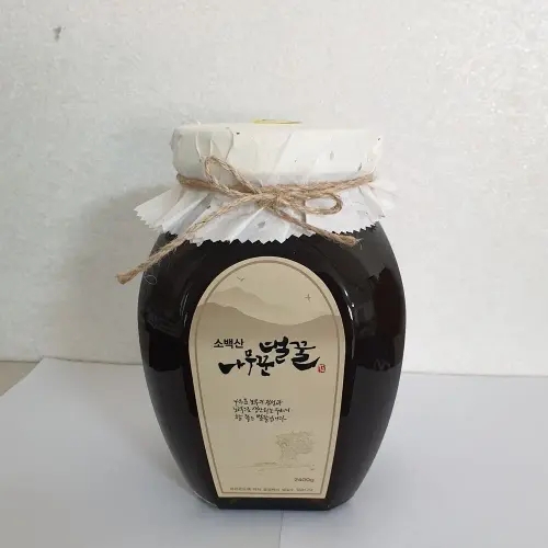 <b>소백산</b>나무꾼벌꿀 <b>소백산 자락</b>에서 생산한 천연 밤꿀2 4kg 무설탕 벌꿀