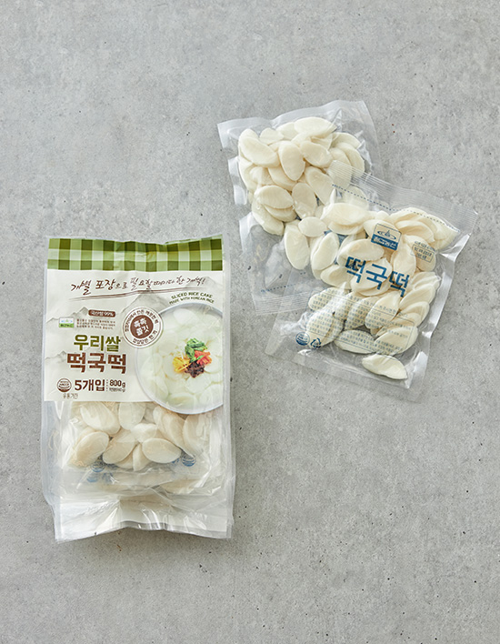 쫄깃우리쌀떡국떡 제품 이미지