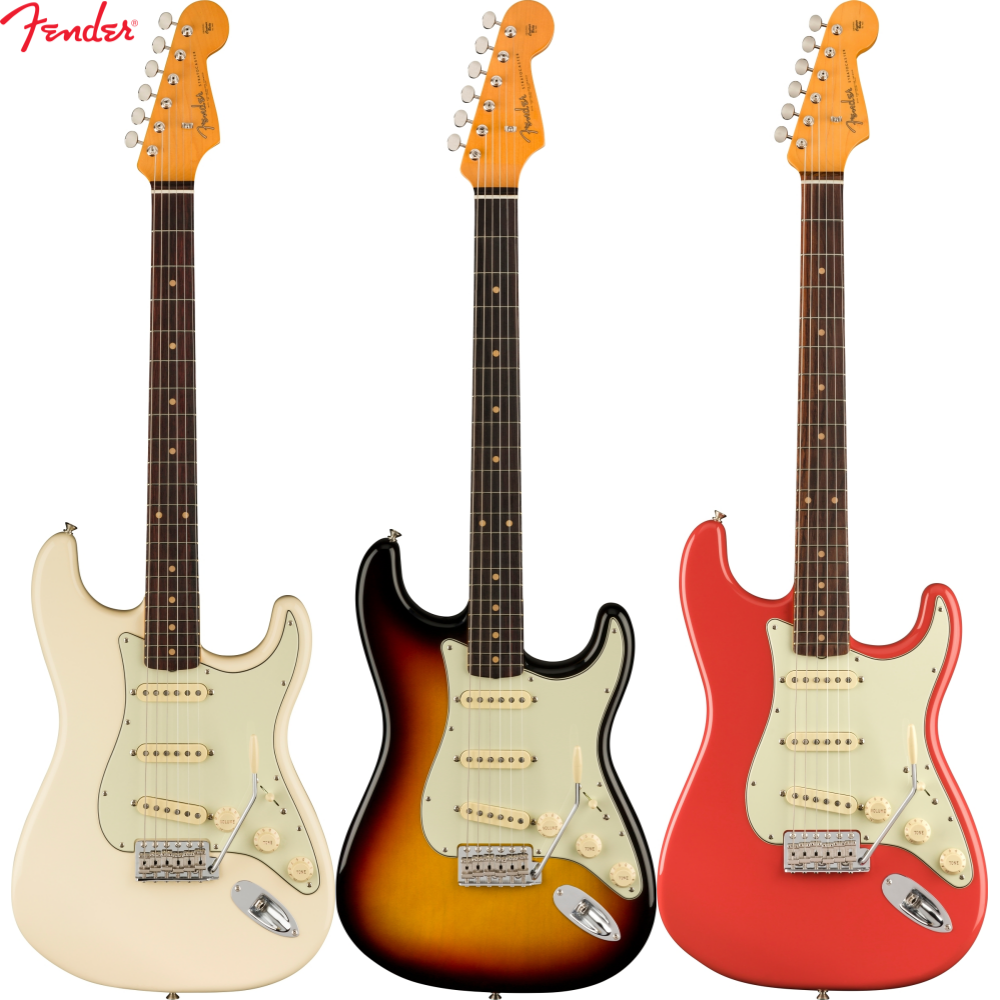 Fender 펜더 미펜 아메리칸 빈티지2 1961 스트라토캐스터 Sunburst 1개