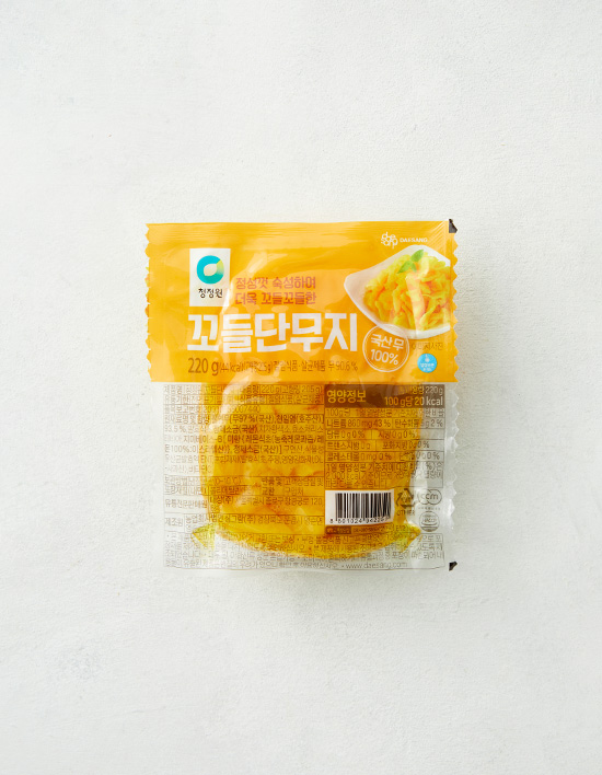 청정원 꼬들단무지 제품 이미지