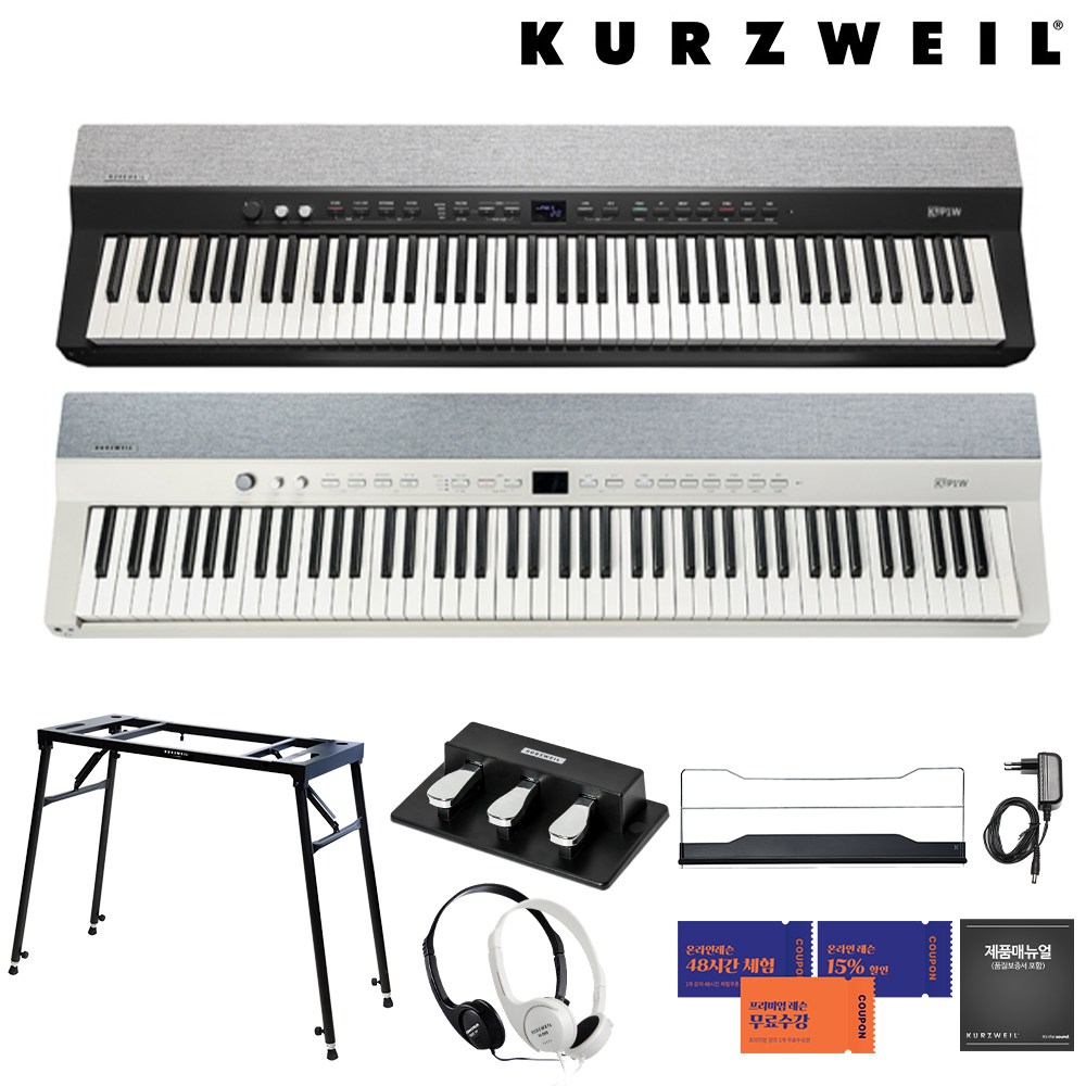 Kurzweil 영창 커즈와일 KA P1W 88 해머 목재건반 전자 디지털피아노 블루투스 KAP1W