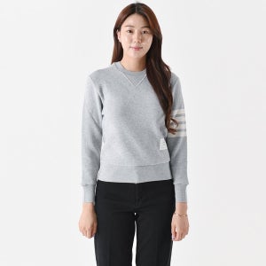 톰브라운 FJT213A 와플 사선 캐시미어 여성 맨투맨그레이 FJT213A J0012 065