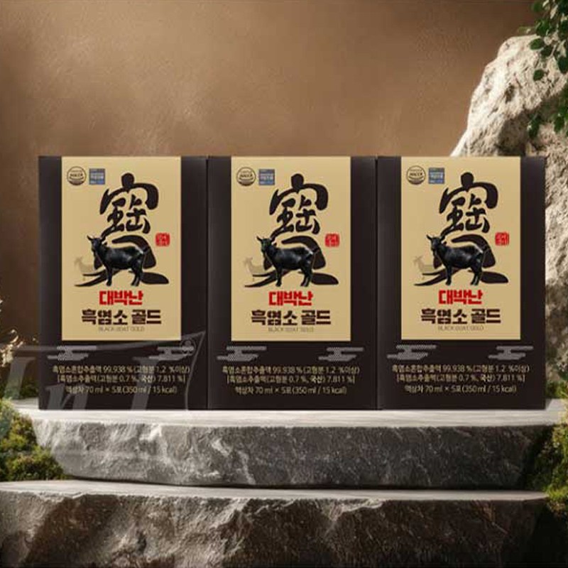 흑염소 골드 <b>만성 피로</b> 회복 면역력 증진 흑염소 진액 파우치 하루 한 포 건강관리 직장인 부모님 선물 추석 선물세트 명절 선물  30개  70ml