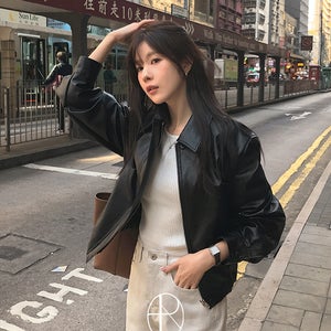 [4천장돌파][MADE] 벨루치 레더 블루종 자켓